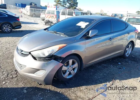 2013 Hyundai Elantra Gls из США, поврежденный, VIN 5NPDH4AE7DH313115